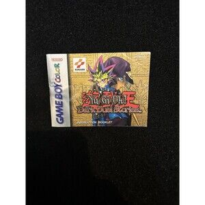 Game Boy Color YU-GI-OH! Dark Duel Stories Instruction Booklet Manual Only